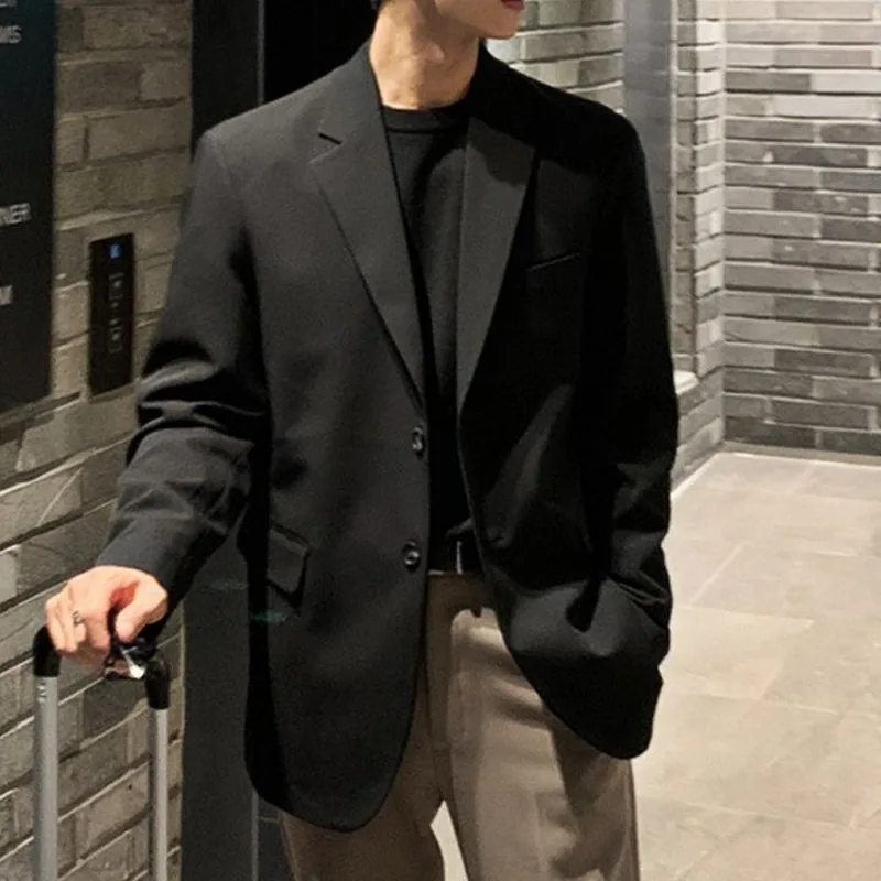 쿠팡 남자 정장 투버튼 자켓 루즈핏 링클프리 스판 블레이져