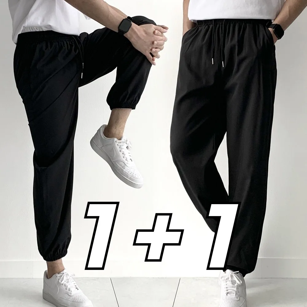 쿠팡 핏노블 남자 조거팬츠 여름용 트레이닝 쿨 작업복 바지