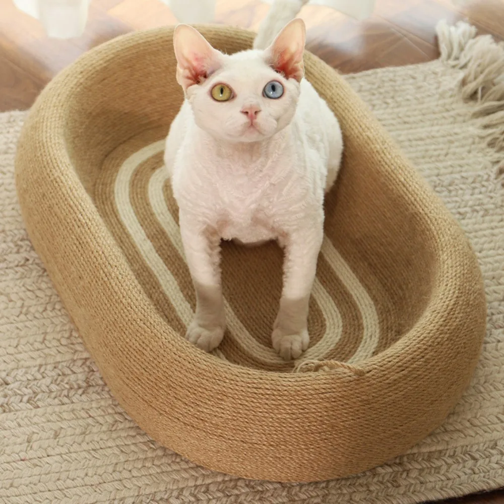 쿠팡 MEOW 고양이스크래쳐 사이잘삼 움푹원형