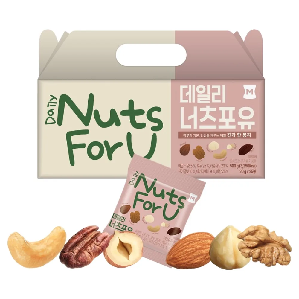 쿠팡 머거본 데일리 너츠포유 믹스넛 500g