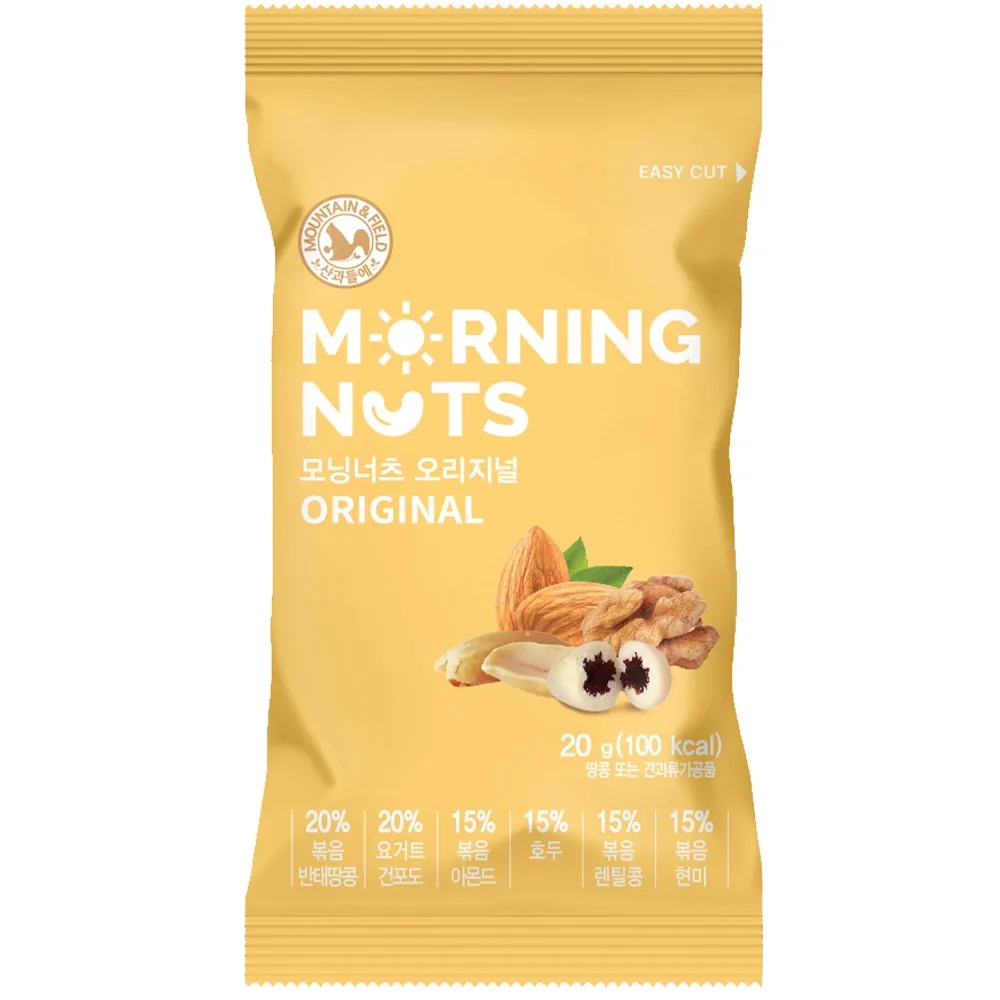 쿠팡 산과들 모닝너츠오리지널 하루견과 20g