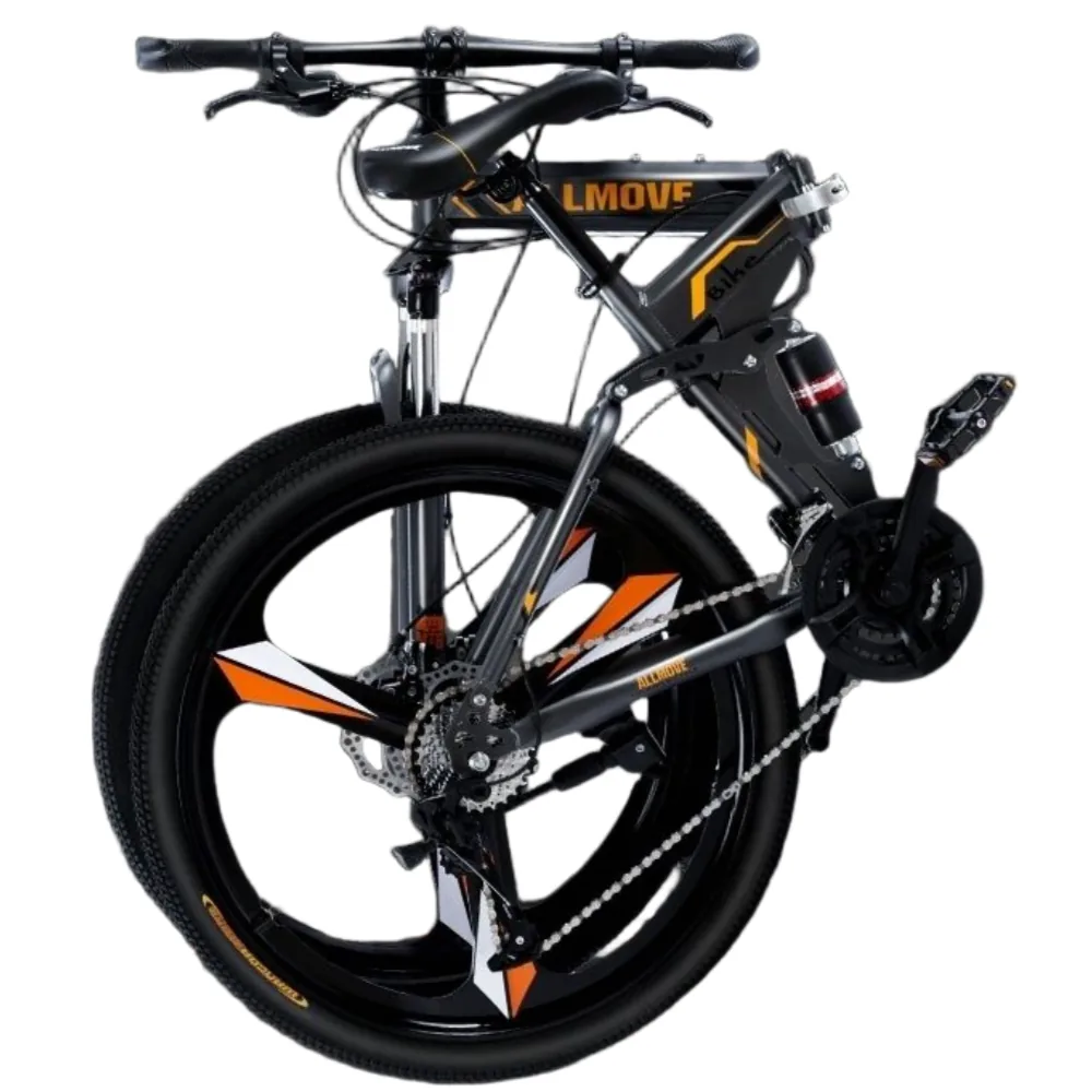 쿠팡 룰바이크 MTB 26인치 30단 스포크휠 산악 자전거 화이트+블루
