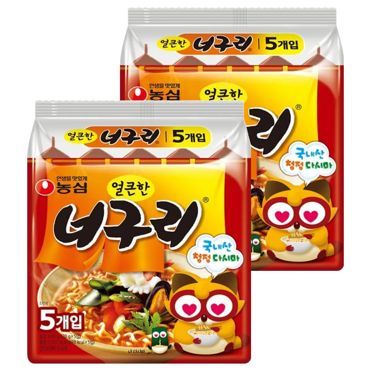 쿠팡 너구리 얼큰한맛 120g
