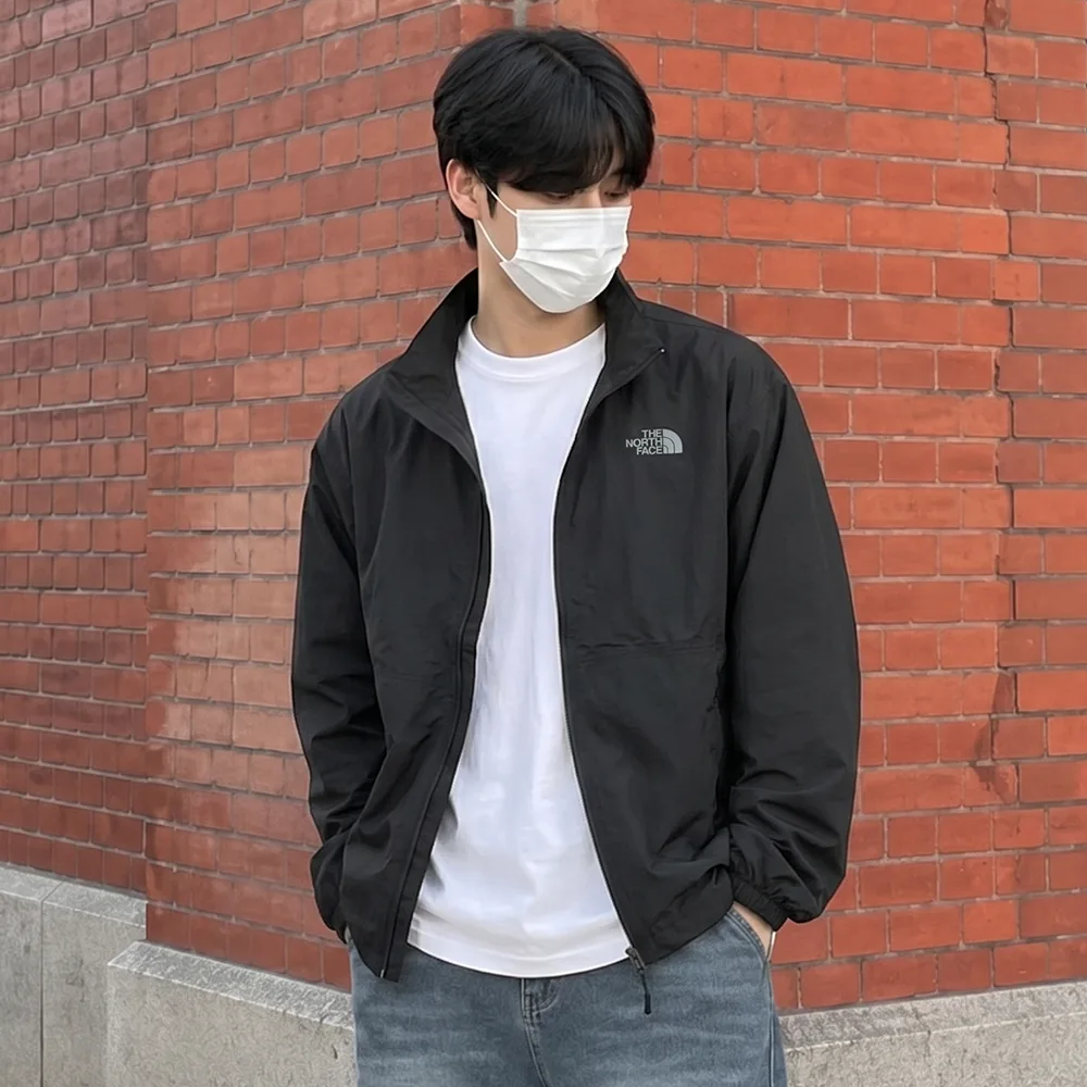 쿠팡 노스페이스 SS 플라이 하이 WD 산니 JK 경량 바람막이 자켓 + 데일리 크루 삭스