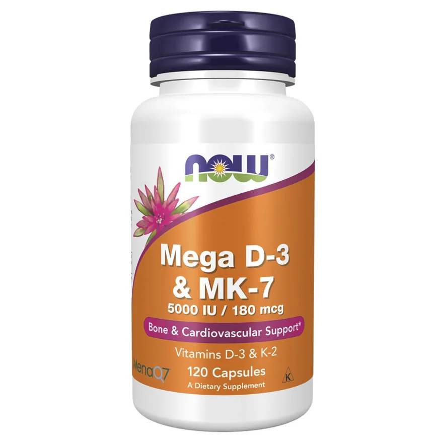 쿠팡 나우푸드 메가 D-3 5000 IU & MK-7 180mcg 캡슐