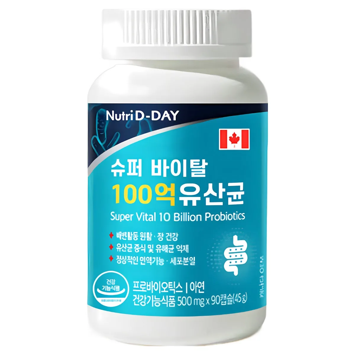 쿠팡 뉴트리디데이 슈퍼 바이탈 100억 유산균 90정