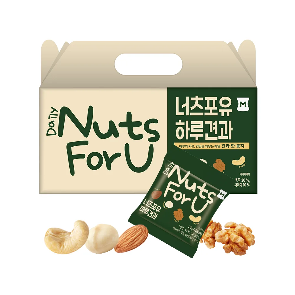 쿠팡 머거본 베이직 너츠포유 하루견과 20g 30개