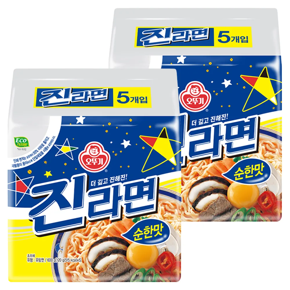 쿠팡 오뚜기 진라면 순한맛 120g