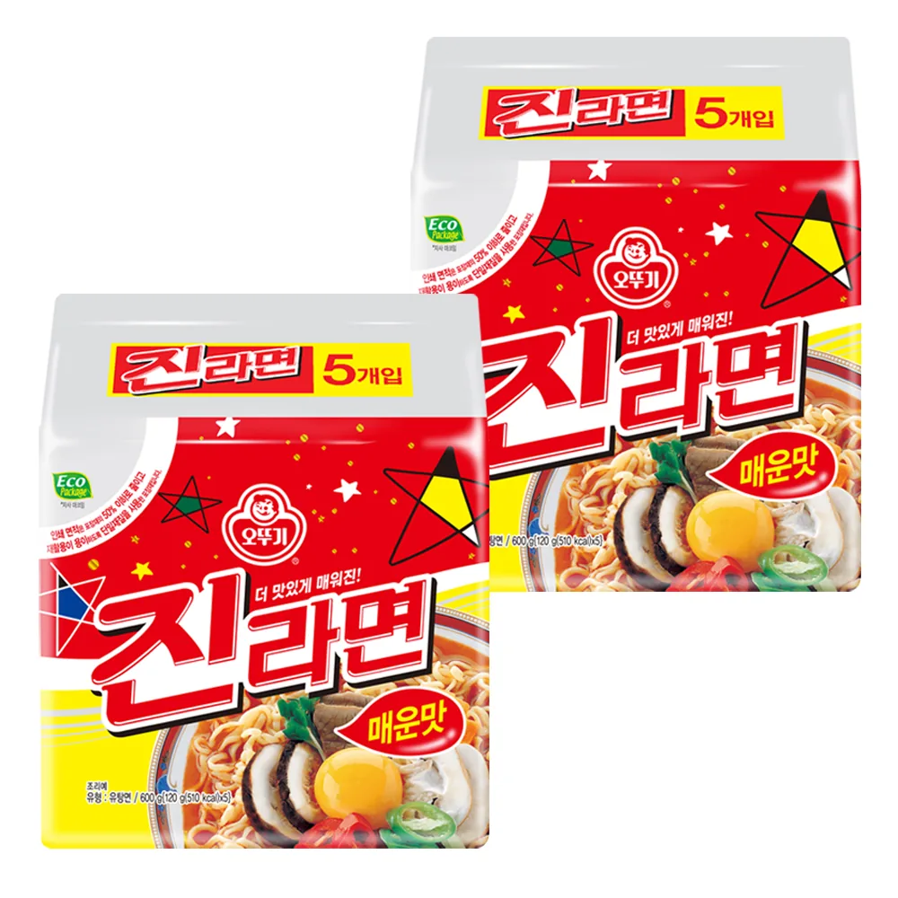 쿠팡 오뚜기 진라면 매운맛 120g