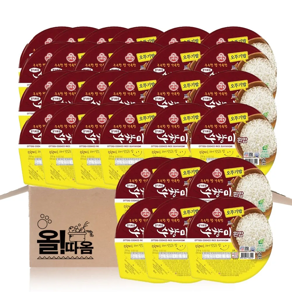 쿠팡 오뚜기 수향미밥 210g 30개