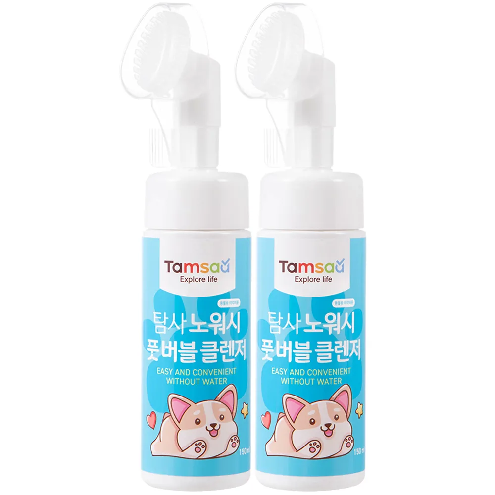 쿠팡 탐사 반려동물 노워시 풋 버블 클렌저
