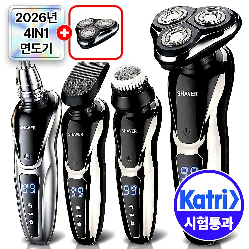 쿠팡 필모어 9세대 X6 전기 면도기 노블블랙