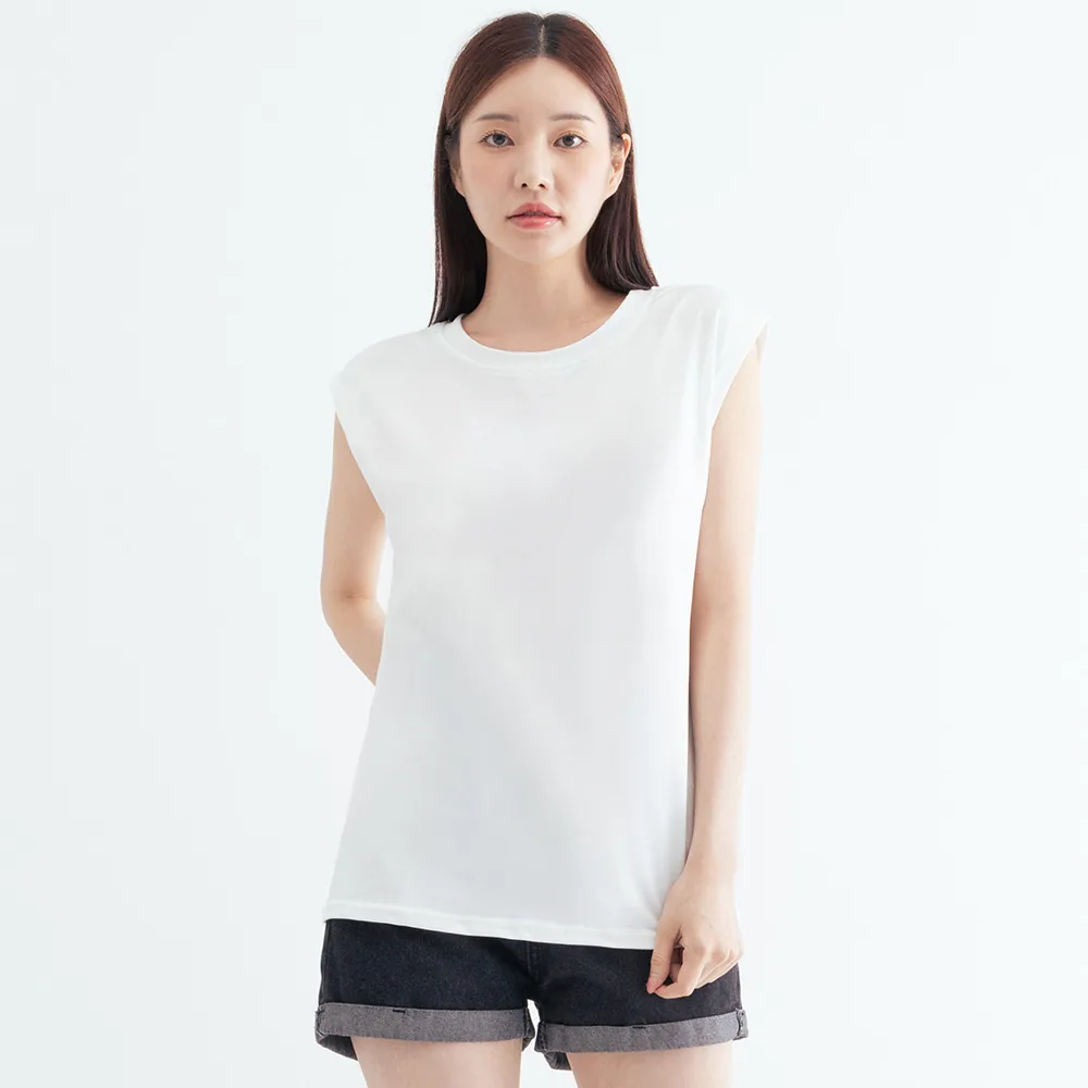 쿠팡 엘쏘 여성용 루즈핏 탑 민소매 티셔츠