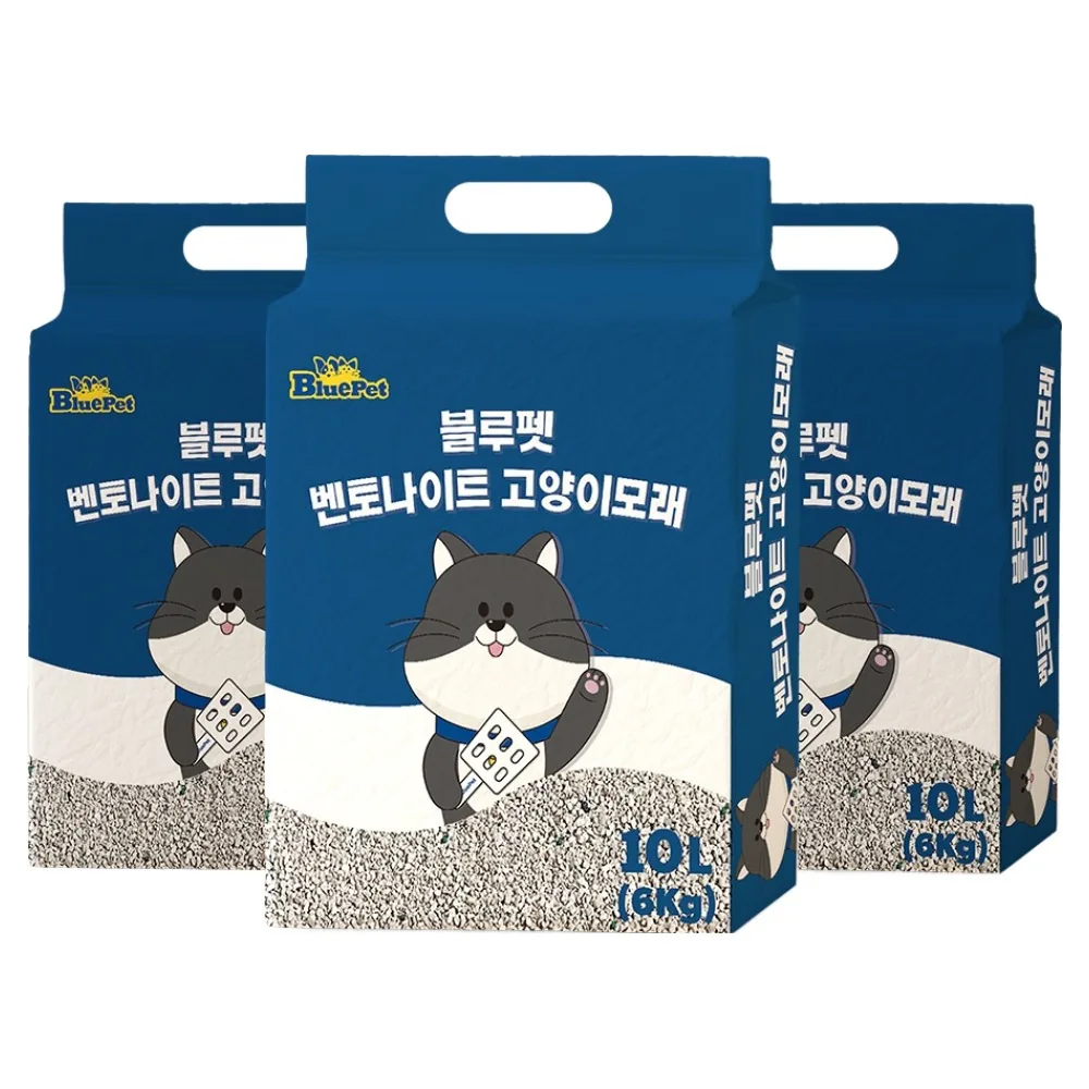 쿠팡 블루펫 응고형 벤토나이트 고양이 모래