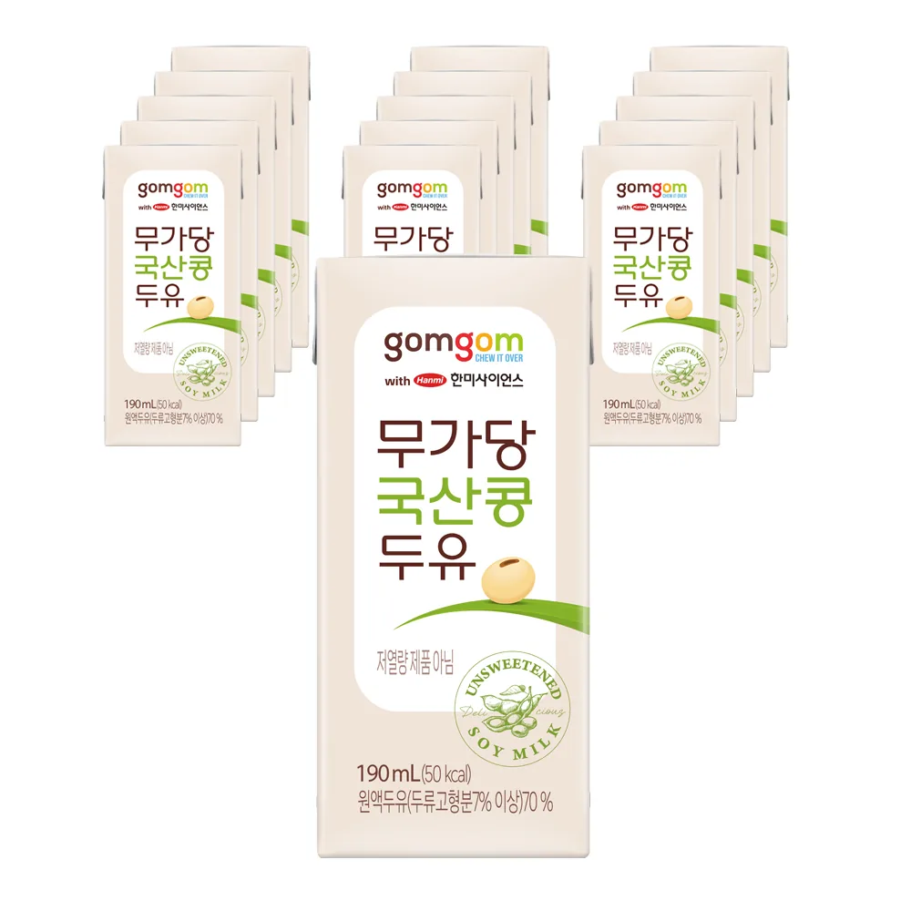 쿠팡 곰곰 무가당 국산콩 두유