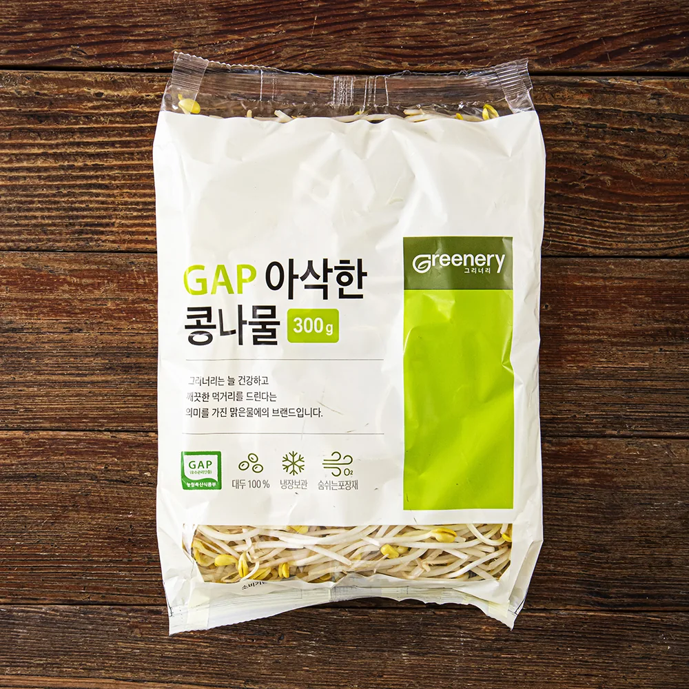 쿠팡 맑은물에 그리너리 GAP 인증 아삭한 콩나물