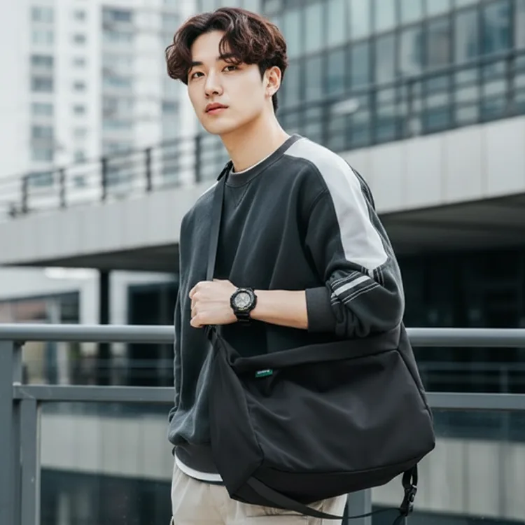 쿠팡 데일로엔 남자 크로스백 메신저백 대용량 방수