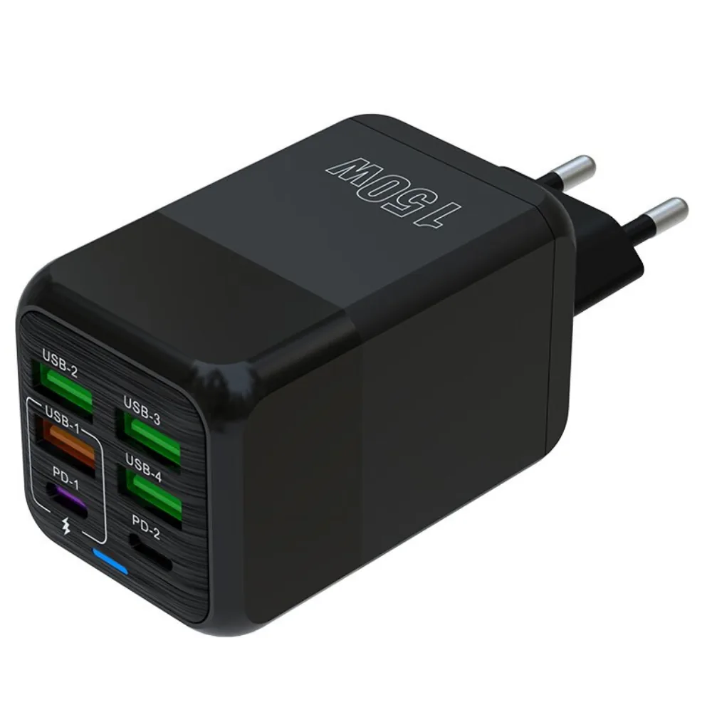 쿠팡 4USB+2PD 6in1 고속충전기 150W