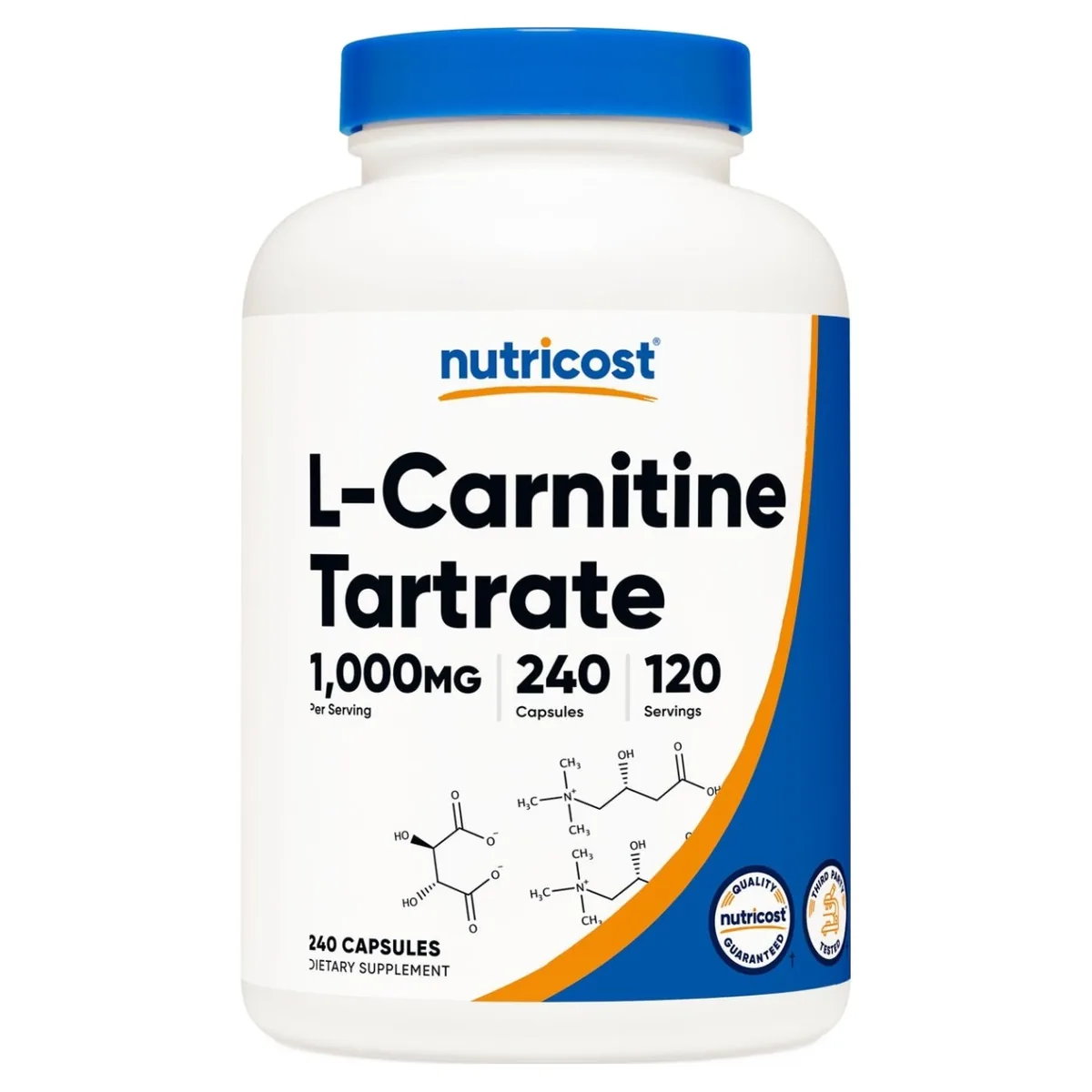 쿠팡 뉴트리코스트 L-카르니틴 타르트레이트 1000mg 캡슐