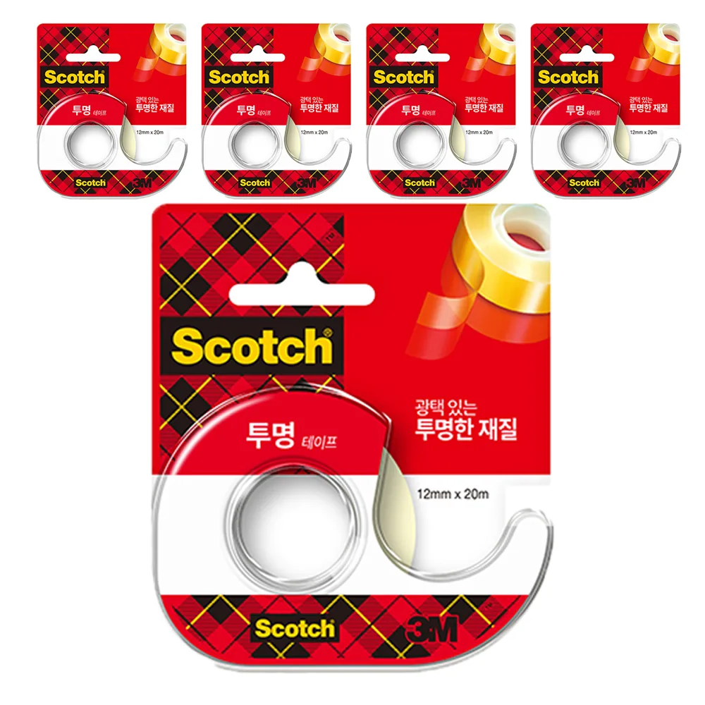 쿠팡 스카치 다용도 테이프 522D 디스펜서 12mm x 20m