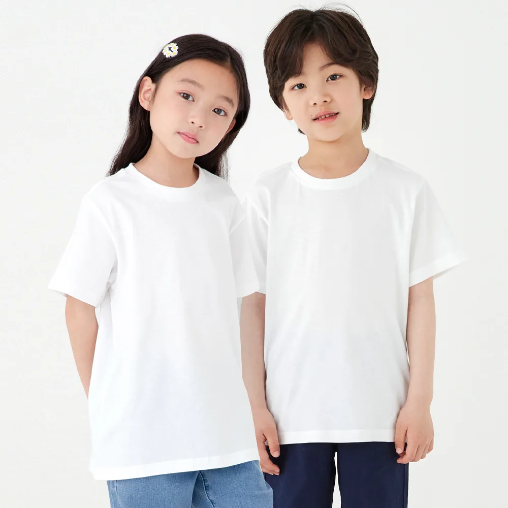 쿠팡 롤리트리 아동용 순면 베이직 반팔 티셔츠 2P
