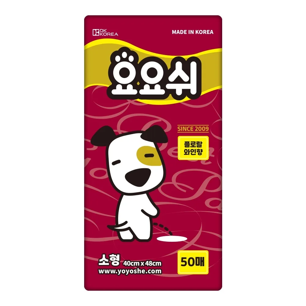 쿠팡 요요쉬 강아지 배변패드 플로랄와인향