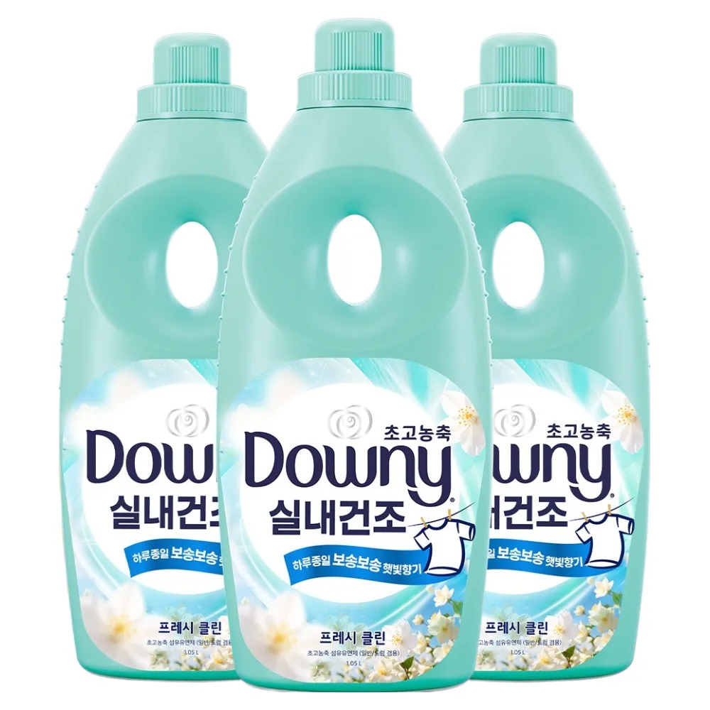 쿠팡 다우니 실내건조 초고농축 섬유유연제 프레시 클린 본품