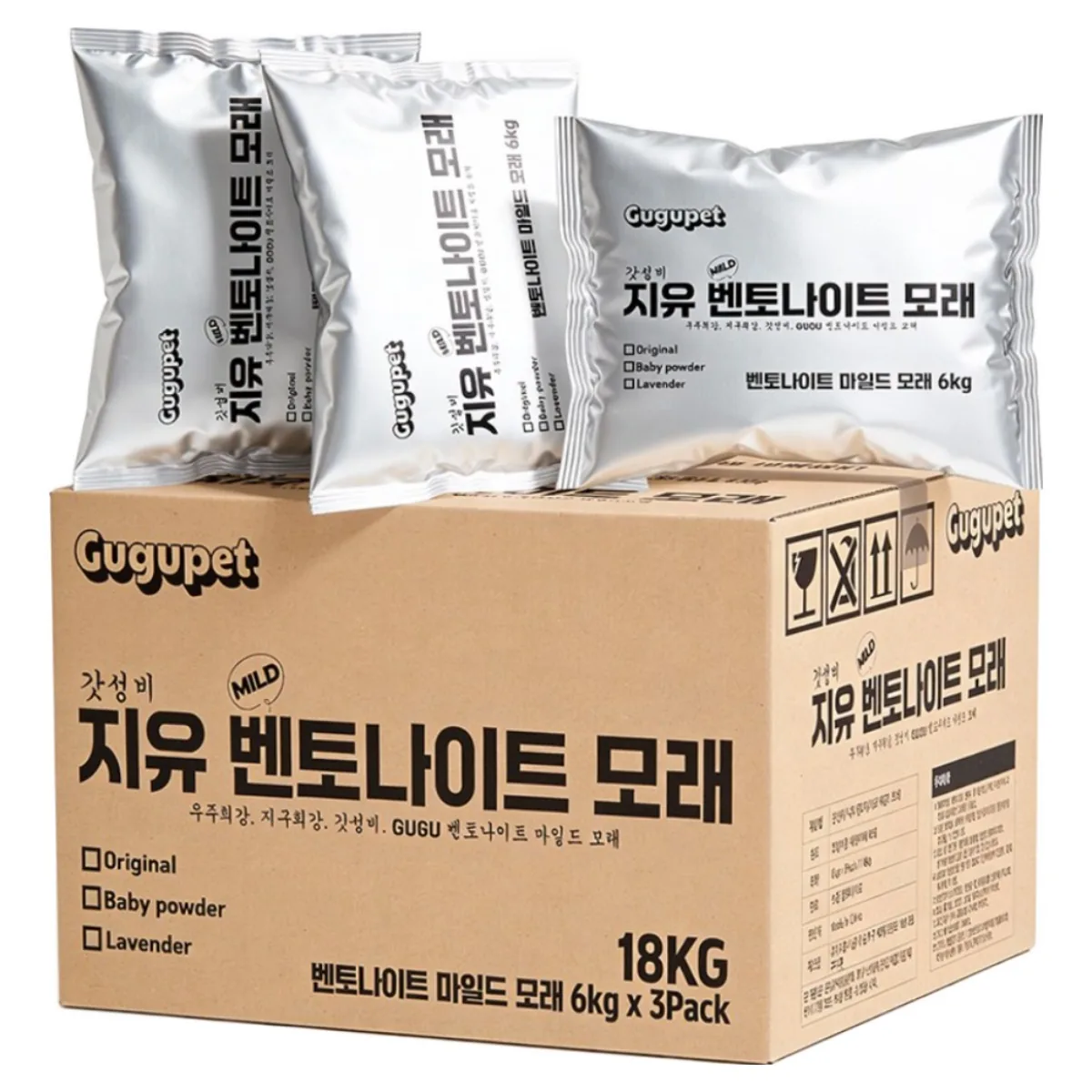 쿠팡 구구펫 고양이 마일드 벤토나이트 모래