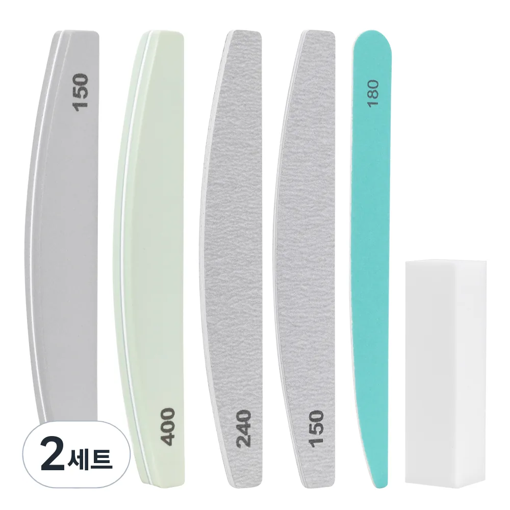 쿠팡 코멧 홈 네일케어 파일 6종 세트