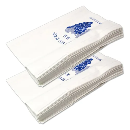 쿠팡 호미닷컴 포도봉지 핀부착 열매 과실 보호 종이 봉투 100p