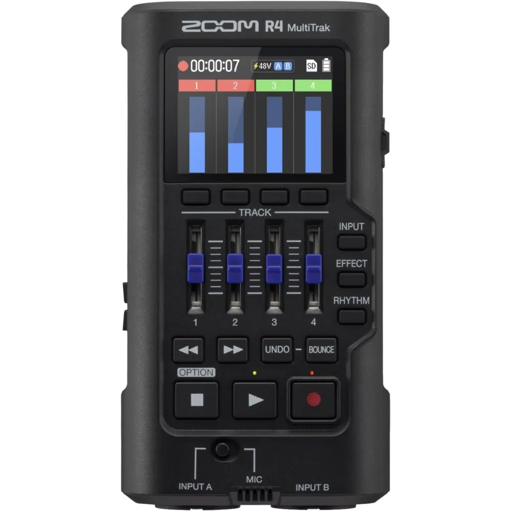 쿠팡 ZOOM R4 32bit 플로트 오디오 4트랙 휴대용 멀티트랙 레코더