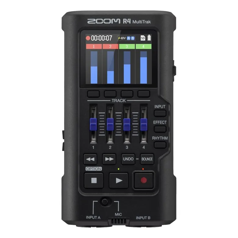 쿠팡 ZOOM R4 32bit 플로트 오디오 4트랙 휴대용 멀티트랙 레코더