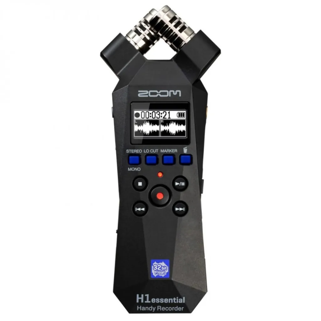 쿠팡 H1essential 핸디녹음기 정품 윈드스크린 포함 ZOOM H1E 레코더 32bit