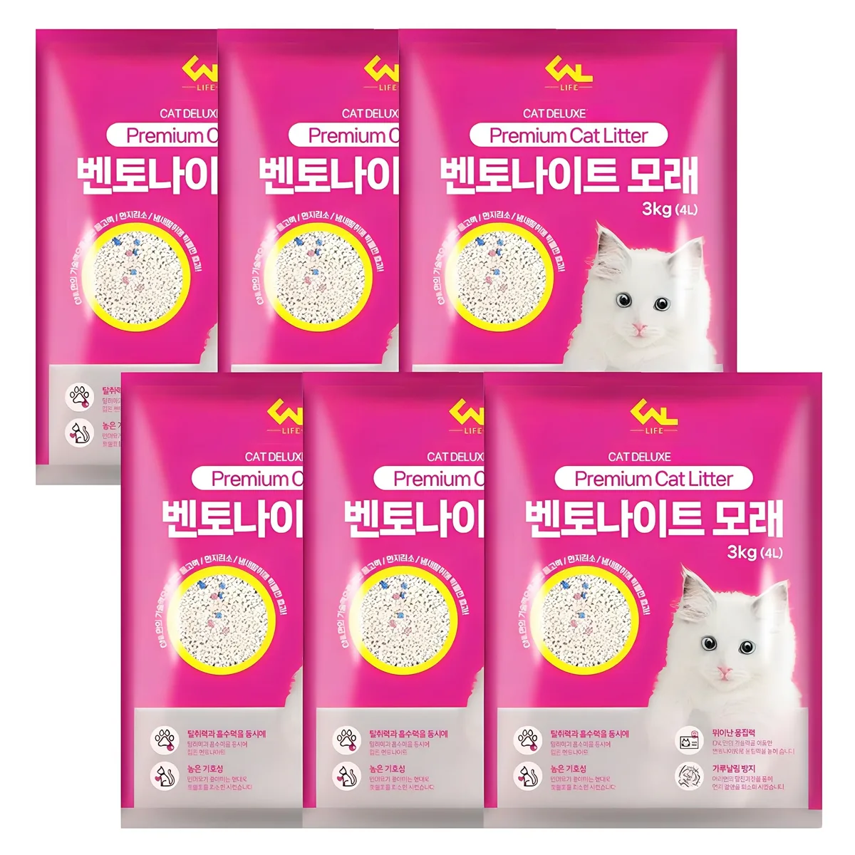 쿠팡 씨엔앨라이프 응고형 벤토나이트 고양이 모래