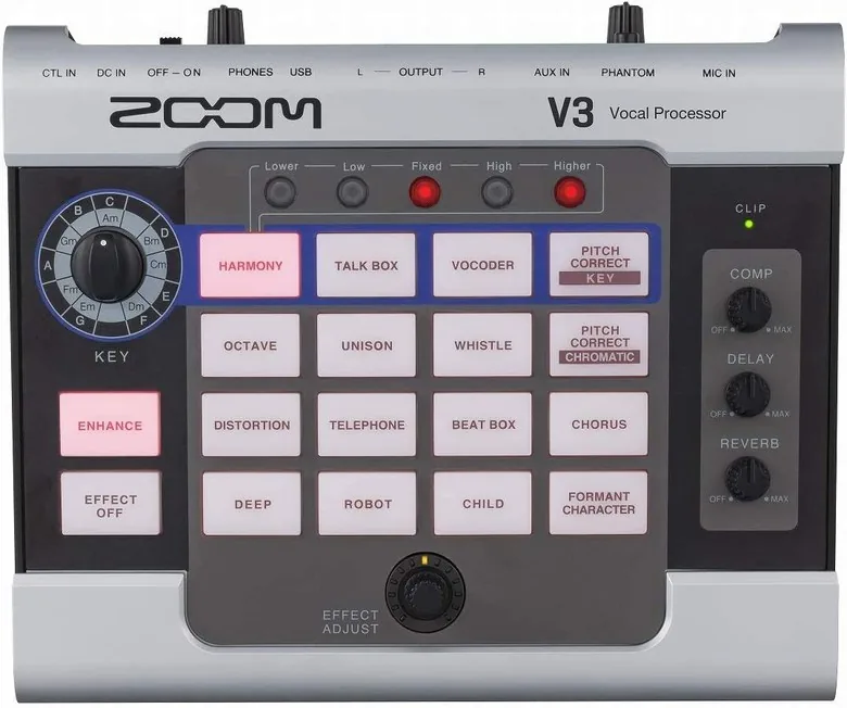 쿠팡 ZOOM V3 보이스 체인저 오디오 인터페이스 보컬 프로세서