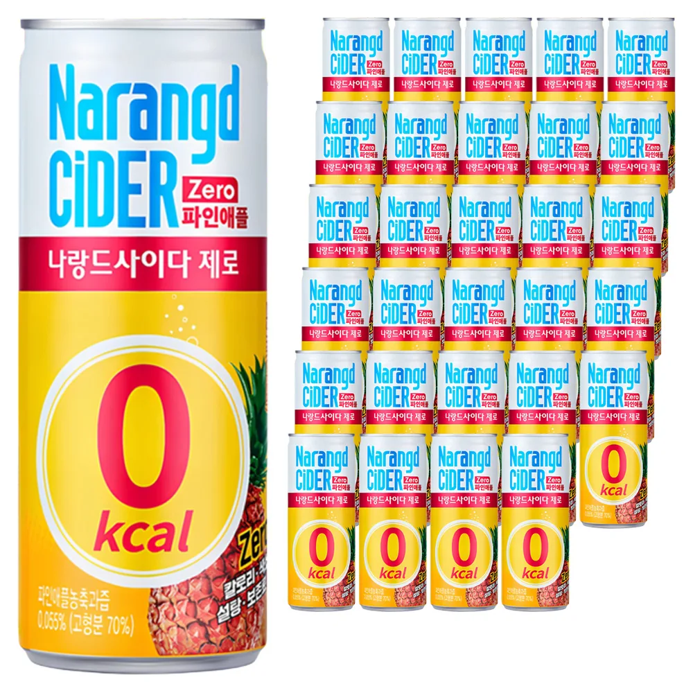 쿠팡 나랑드사이다 제로 파인애플