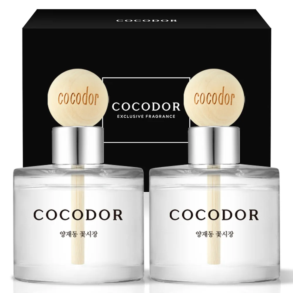 쿠팡 코코도르 우드볼 차량용 디퓨저 50ml 2개입
