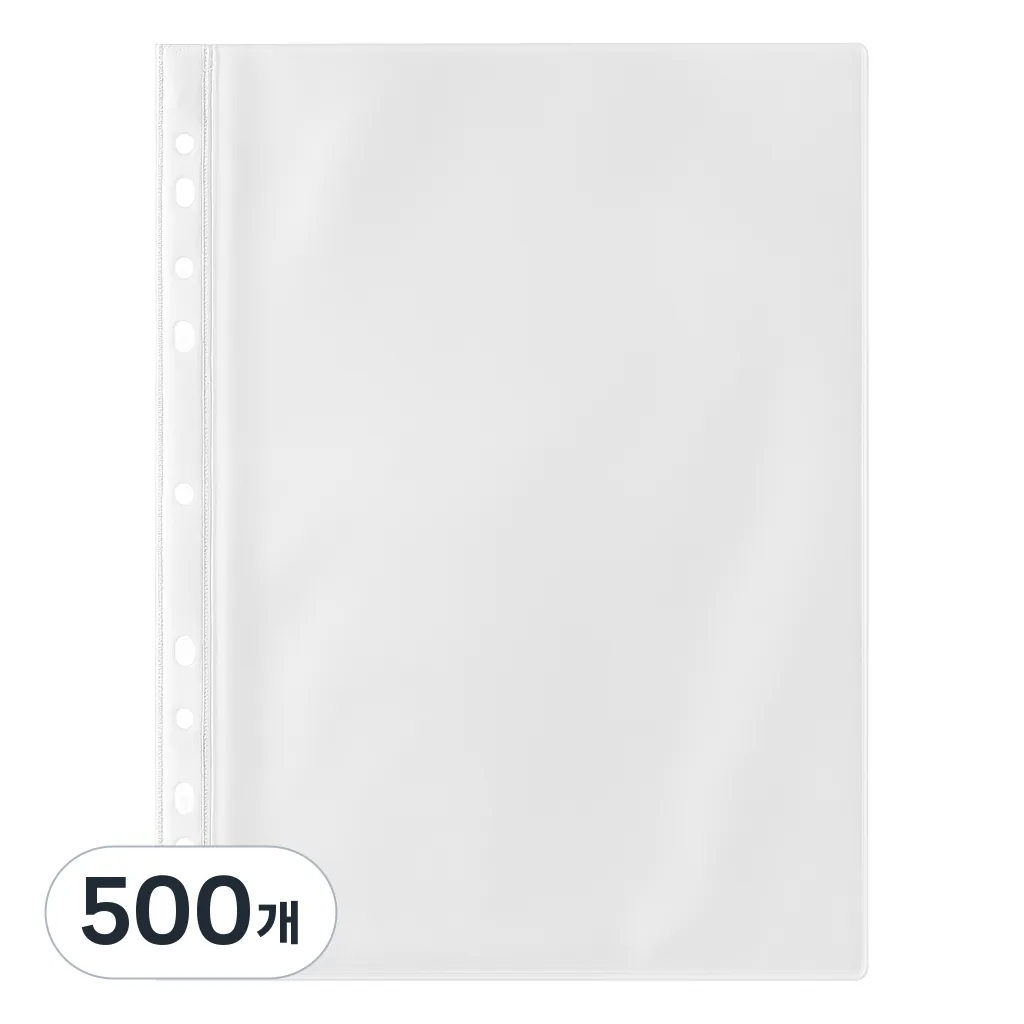 쿠팡 코멧 A4 클리어파일 리필속지 0.05mm