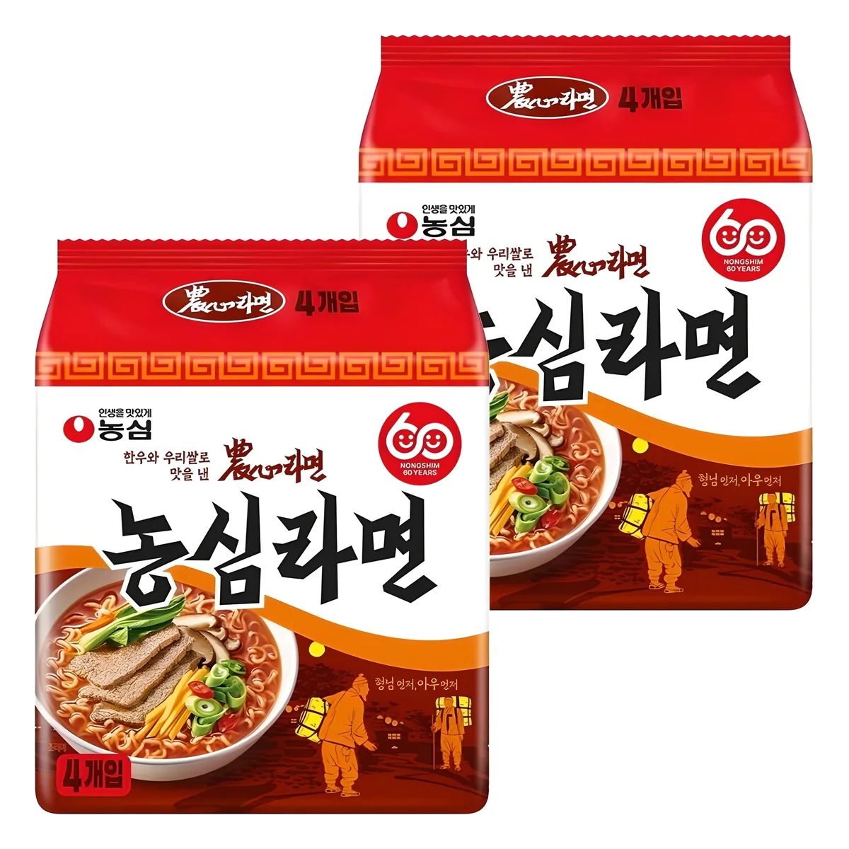 쿠팡 농심 라면 124g