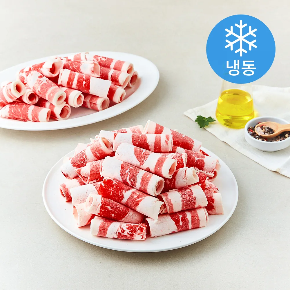 쿠팡 푸드랩플러스 미국산 돌돌말이 대패 우삼겹 (냉동)
