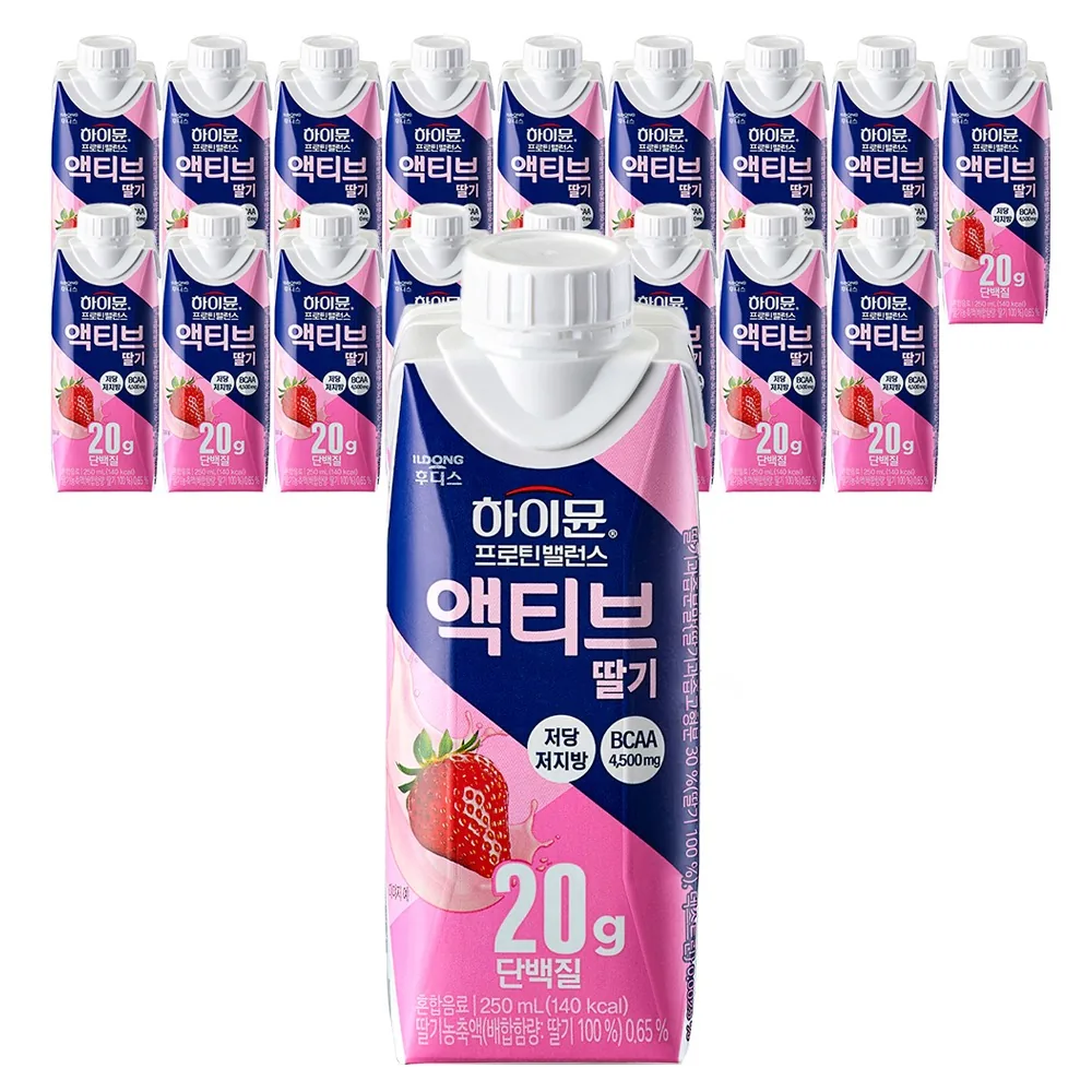 쿠팡 하이뮨 프로틴 밸런스 액티브 딸기