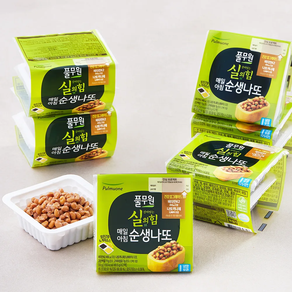 쿠팡 풀무원 실의 힘 매일아침 순생나또