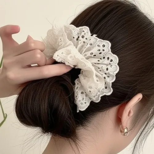쿠팡 소리달 들봄 펀칭 레이스 에스닉 스크런치