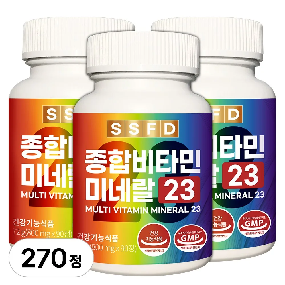 쿠팡 순수식품 종합 멀티 비타민 미네랄