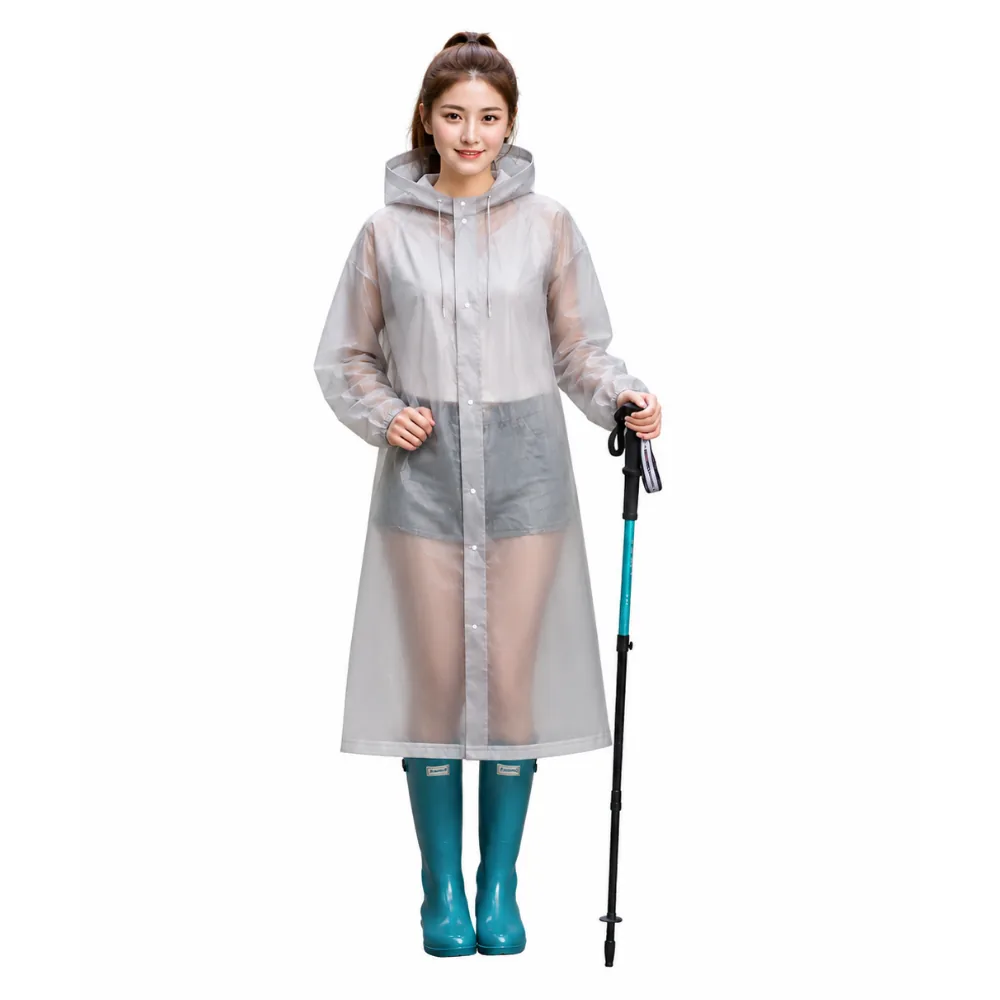쿠팡 라핀 남녀공용 다회용 EVA 레인코트 우비
