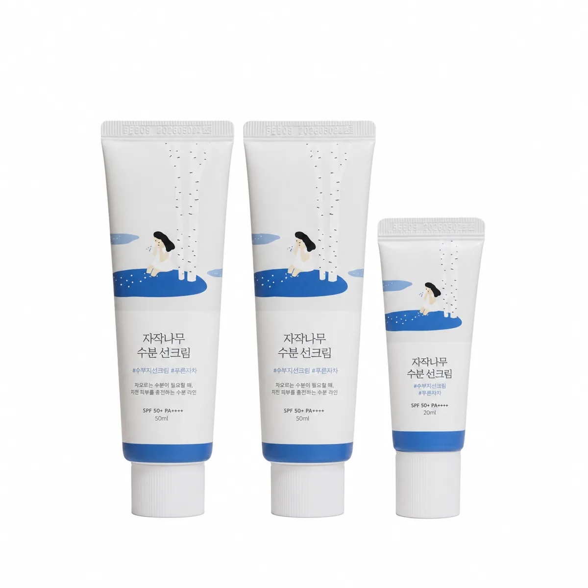 쿠팡 라운드랩 자작나무 수분 선크림 SPF50+ PA++++