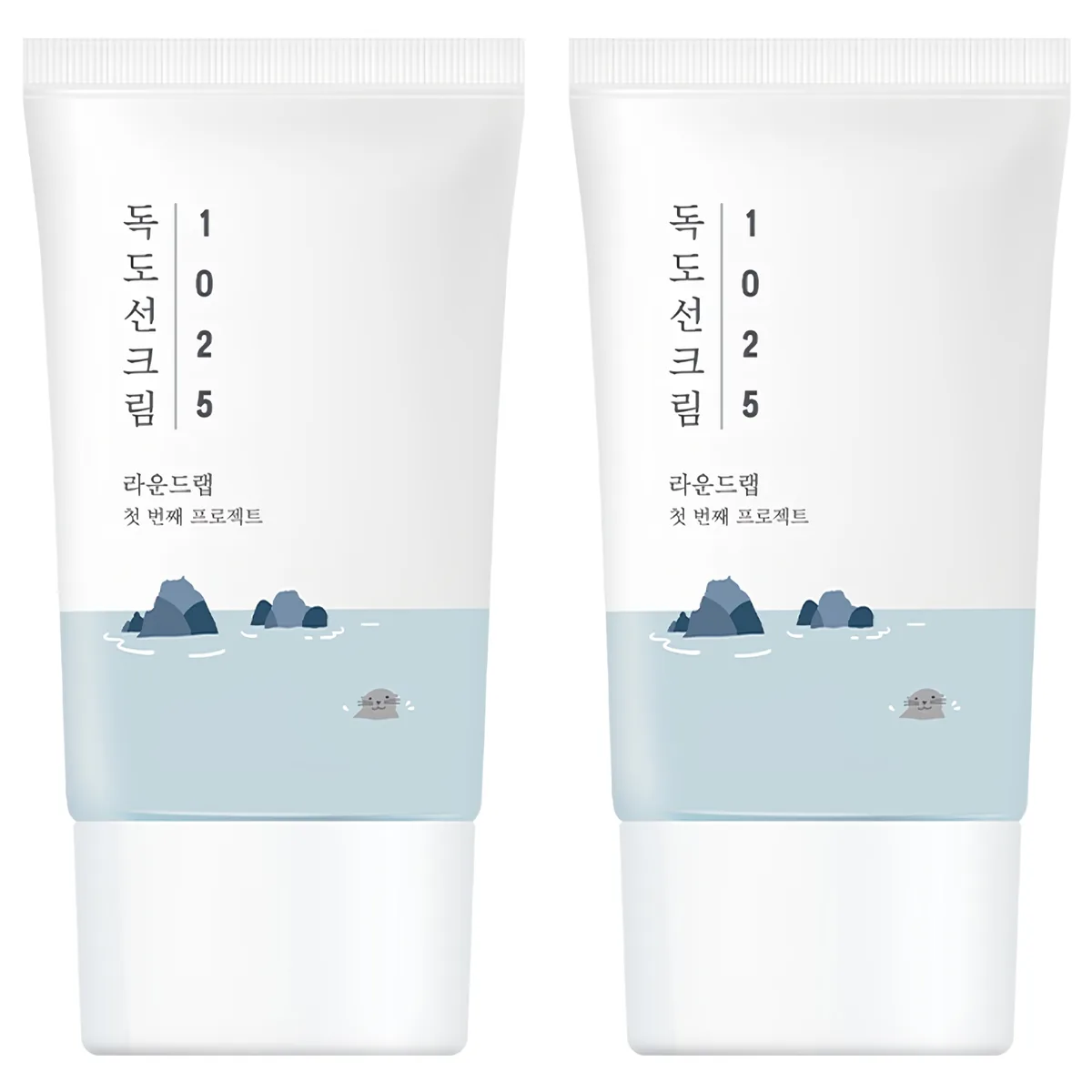 쿠팡 라운드랩 1025 독도 선크림 SPF 50+ PA++++ 50ml 2개