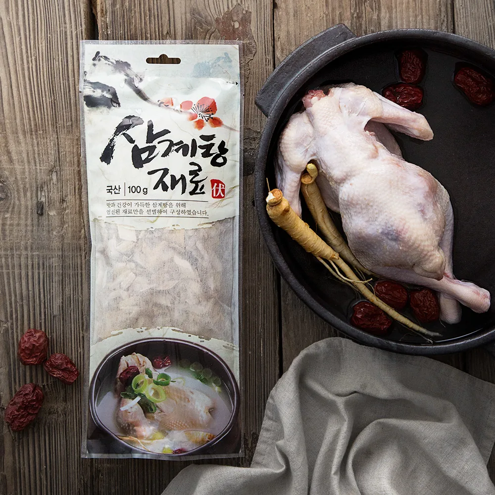 쿠팡 몸에조화 삼계탕재료
