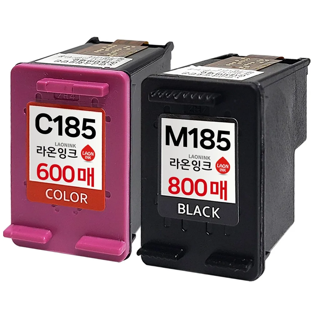 쿠팡 삼성 INK-M185 C185 XL 호환잉크 SL-J1680 J1683 J1685 J1780W J1780DW J1785W M185XL C185XL 800매