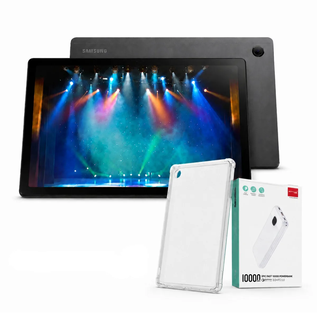 쿠팡 삼성전자 갤럭시탭 A8 64GB Wi-Fi 그레이 + 케이스 + 보조배터리